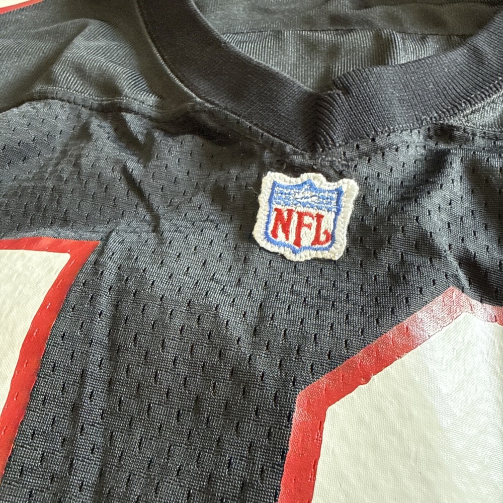 Vintage Champion NFL Atlanta Falcons #12 Black Football Jersey Sz 44 Made in USA - Picture 5 of 8